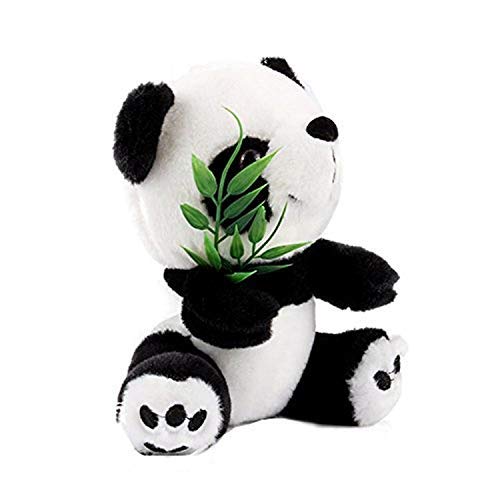Yosoo 15 cm Cute Panda con bambú oso de panda de peluche Panda de peluche de animal oso panda de peluche Animal muñeca juguetes regalo Panda juguetes para niños