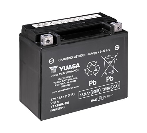 YUASA BATERIA YTX20HL-BS AGM abierto - con paquete de ácido