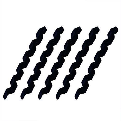 Yuauy 5 piezas negro envoltura espiral bicicleta cable manga goma cubierta protector marco protector para MTB bicicleta freno línea tubo anti-fricción