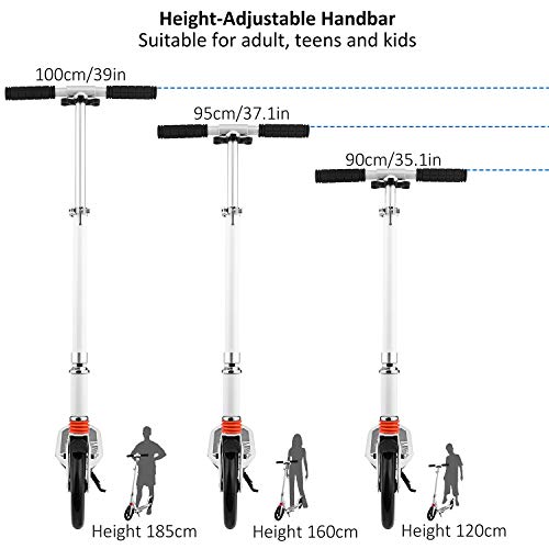 YUEBO Patinete Adulto Plegable Patinete niño 12 años Scooter Adulto Monopatin Kickscooter City Roller para Adultos y niños