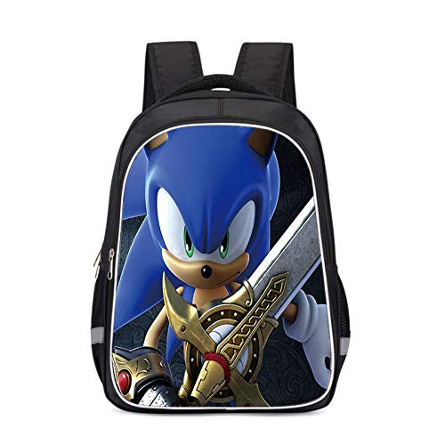YUNDING Mochila Infantil Sonic Sonic Baby Mochila Mijo Mochila Niños Mochila Escolar para niños