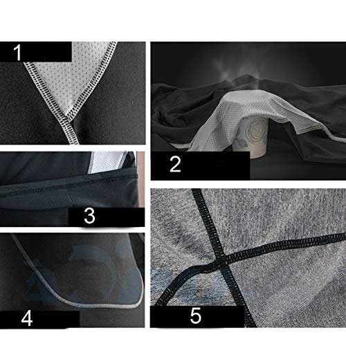 yunshenbuzhichu Conjuntos de Ropa Interior térmica Hombres Johns Largo cómodo Caliente de Secado rápido Otoño/Invierno Hombre Ropa Interior Thermo,5,L
