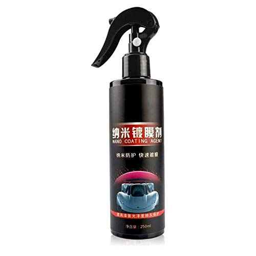 YZSBQCDS Car Nano Repairing Spray, Car Scratch Repairing Polish Nano Technology Spray Coating, Oxidation Liquid Ceramic Coat Super Hydrophobic Glass (250ml)