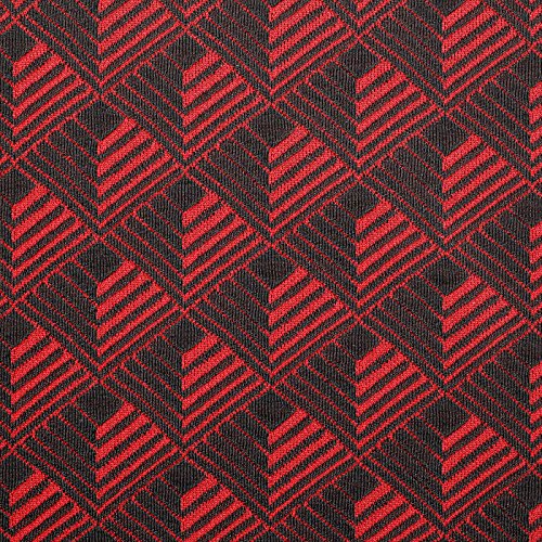 Zakschneider Fundas De Asiento para Citroen Jumpy - Conjunto De Fundas 1+2 - Color Premium Negro con Efecto 3D Rojo