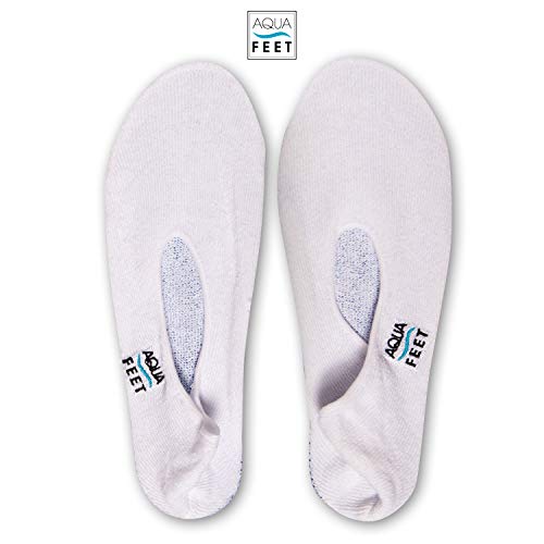 Zapatilla antideslizante diferentes usos dentro y fuera del agua ducha, balnearios, spa, piscina, sauna, Viaje, avión, hoteles(Blanco, XL)