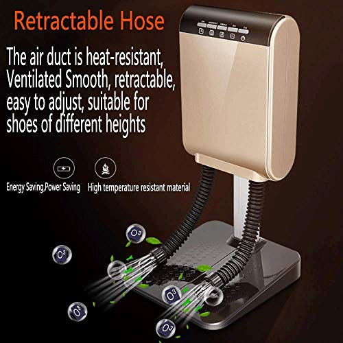 Zapato de arranque secadora eléctrica secador de zapatos - esterilizador ultravioleta ozono zapato Secador de esterilización Calefacción Deshumidificación Botas seco multifunción, rosa senderismo Cale