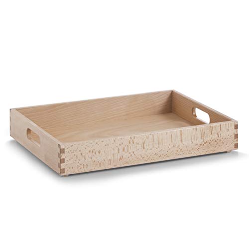 Zeller 13307 Caja Multiusos, Madera, Marrón, 40x30x7 cm