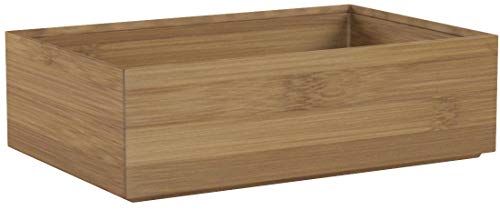 Zeller 13332 Caja para Poner Orden, Madera, Marrón, 23x15x7 cm