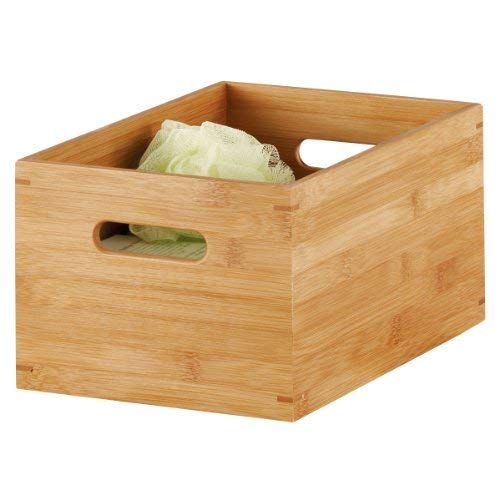 Zeller 13340 - Cajón de almacenaje, 30 x 20 x 14 cm, bambú, Color Natural