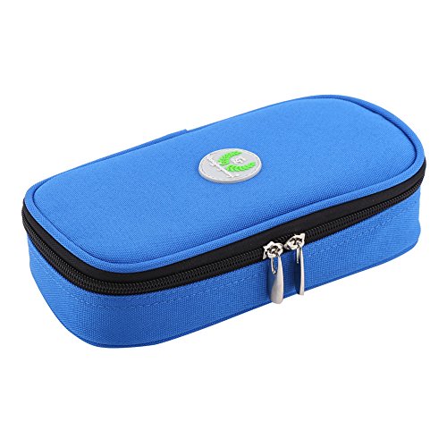 Zerodis - Estuche de Viaje para refrigerador de insulina, Organizador de diabéticos, Bolsa de refrigeración médica para Viajes al Aire Libre (Azul)