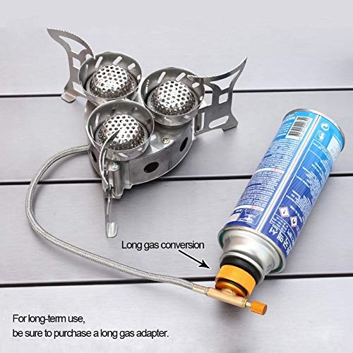 Zhouzl Productos de Camping Horno portátil de Tipo Dividido 11000W Mochila Horno de Tres núcleos Estufa Antiadherente Herramientas de Cocina Productos de Camping