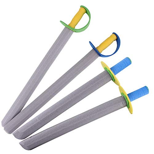 ZOYLINK 4 Piezas Espada De Juguete Espada De Espuma Juguete Divertido para Armas Juguete De Simulación para Niños