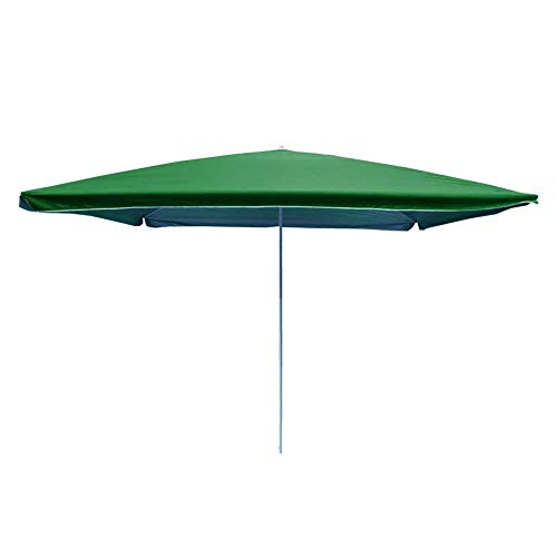 ZXL Paraguas de sombrilla de jardín de Ø200 cm, toldo con sombrilla Sombrilla de la Plaza del Mercado Protección fácil de manivela Abierta UV40 + para toldo de sombrilla Colgante para Playa/pi