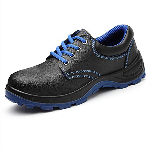 ZYFXZ Zapatos de Seguridad Calzado de algodón liviano de Alta Resistencia Superior a Tope de Invierno para Hombre, Soldador eléctrico, Zapatos de Trabajo Especiales Botas de Trabajo