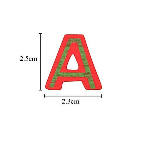 112 letras madera natural letras de rompecabezas de madera de la A a la Z, 26 Alfabeto Madera, adecuado para la decoración del hogar de bricolaje la escuela