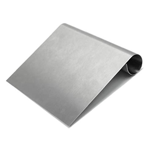 1pc del Acero Inoxidable Y Plancha Raspador Chopper Tortas De Tallarines Pasta De La Pizza Raspador Cortador De Harina De Repostería Escala De Hornear Herramienta Multipropósito Utensilios De Cocina