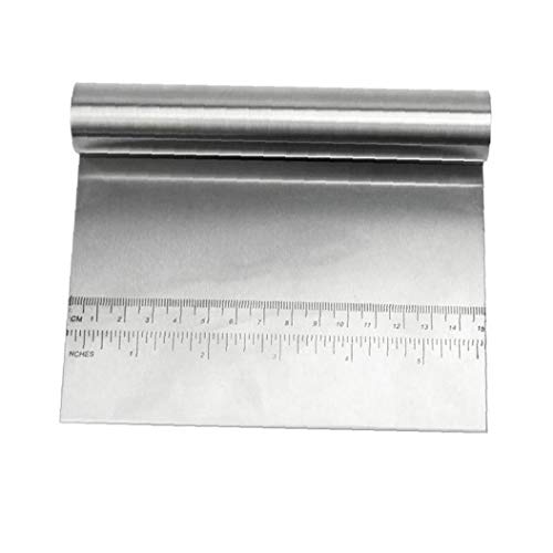 1pc del Acero Inoxidable Y Plancha Raspador Chopper Tortas De Tallarines Pasta De La Pizza Raspador Cortador De Harina De Repostería Escala De Hornear Herramienta Multipropósito Utensilios De Cocina