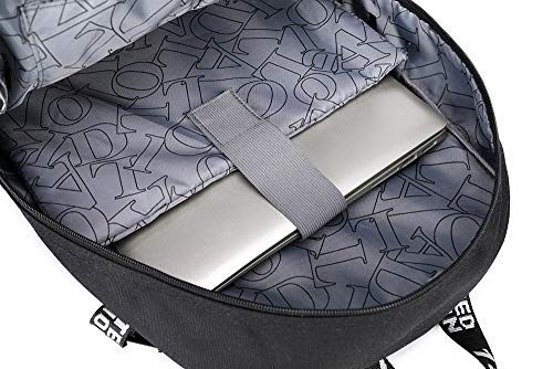 2020 Nuevo Ataque en Titán Mochila Mochila Bookbag Ordenador portátil del Bolso de Escuela con el Puerto de Carga USB (Color : 8R)