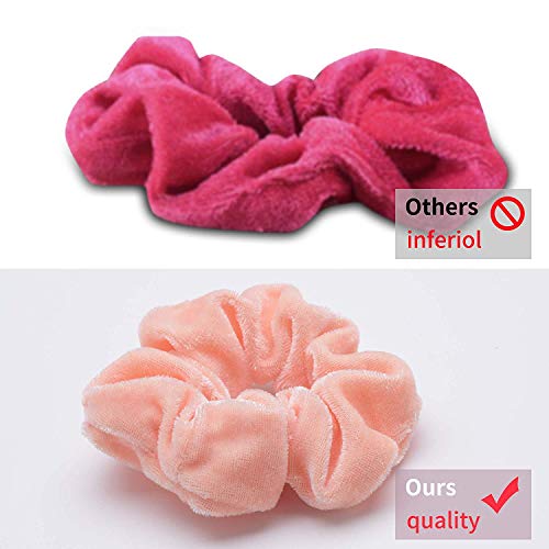 36 Piezas para el Cabello Scrunchies Velvet Elástico Bandas para el Cabello Scrunchy Lazos para el Cabello Cuerdas Scrunchie para Mujeres Niñas (36 colores)