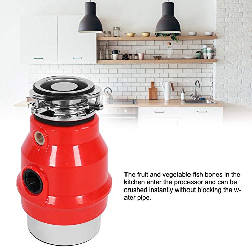 4000rmp 3/4HP 550W Eliminación de Basura de la Cocina Doméstica Eliminador de Desechos de Alimentos Trituradora de Desperdicios