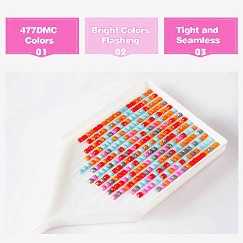 5D Diamond Painting Animal Fish Full Square Diamond Bordado Venta Punto de cruz Rhinestone Mosaico Picture Home Decor-Y9805_Square_Drill_30X40cm