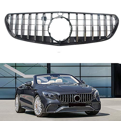 ABS Front Grille GT para Mercedes amg S63 S65 S Class Coupe C217 2015-2019 Racing Grille para w217