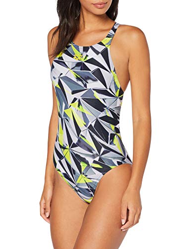 ARENA One 3D Shattered - Bañador Deportivo para Mujer, Mujer, 002255, Black-Multi, 46