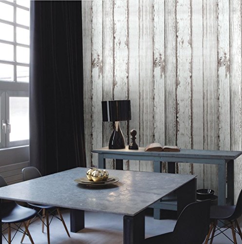 Arthome Papel Pintado Adhesivo, 53cm x 565cm Autoadhesivo Espesar Impermeable Duradero Vinilo Vintage Madera Papel Para forrar Muebles, Papel Para Decorar Pared