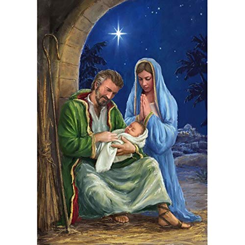 ATggqr 1000 Piezas de Rompecabezas para Adultos y niños, 50 x 75 cm, Retratos de Figuras religiosas, Gran Juego de Rompecabezas, Ilustraciones para niños Adultos