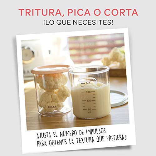 Béaba Babycook Solo Robot de cocina infantil 4 en 1, Tritura, cocina y cuece al vapor, Cocción rápida, Comida casera y deliciosa para bebés y niños, Comida variada para tu bebé, Verde (Matcha)