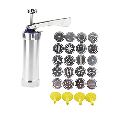 BESTONZON - Juego de 20 moldes para hornear galletas, galletas, galletas, etc.