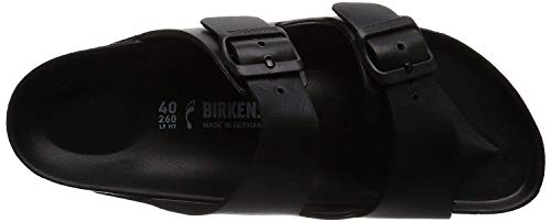Birkenstock Arizona EVA, Sandalias de Punta Descubierta para Mujer, Negro (Noir Noir), 39 EU