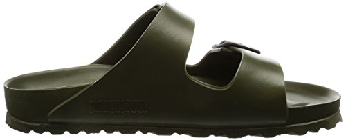Birkenstock Arizona EVA, Sandalias de Punta Descubierta para Mujer, Verde (Khaki Khaki), 41 EU