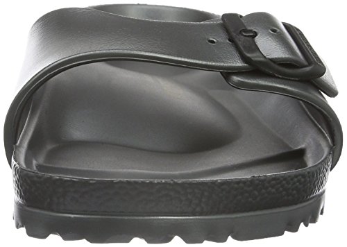 Birkenstock Madrid Eva - Mules Unisex adulto, Gris (Metallic Anthracite), 42