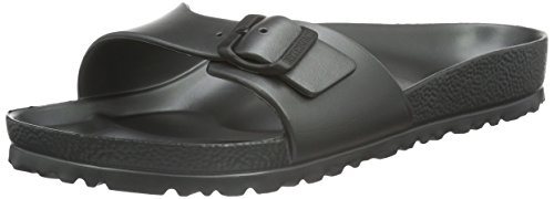Birkenstock Madrid Eva - Mules Unisex adulto, Gris (Metallic Anthracite), 42