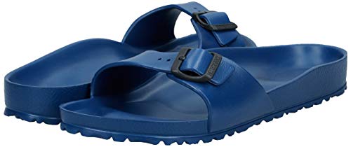 Birkenstock Madrid Eva - Zapatillas de casa Mujer, Azul, 41
