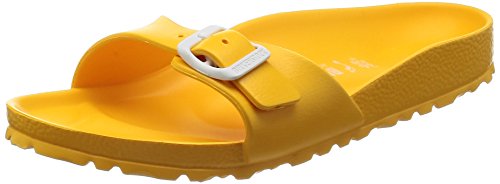 Birkenstock Madrid, Zuecos para Mujer, Amarillo (Scuba Yellow Scuba Yellow), 38 EU