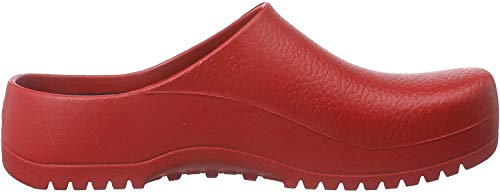 Birki Super-Birki 068031 - Zuecos Unisex, Color Rojo, Talla 41