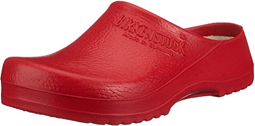 Birki Super-Birki 068031 - Zuecos Unisex, Color Rojo, Talla 41