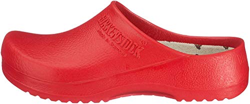 Birki Super-Birki 068031 - Zuecos Unisex, Color Rojo, Talla 41