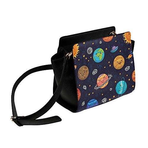 Bolsa de bandolera antirrobo Mercury Travel Around Bolsa de maleta planetaria Bolsas de bandolera Bolsas de viaje Bolsas de hombro de lona Equipaje para dama Chica Mujeres Bolsas de entrenamiento pa