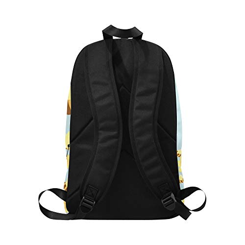 Bolso Deportivo Lindo Abeja trabajadora Alas Dobles Insecto Duradero Resistente al Agua Clásico Bolso Informal de Negocios Bolsos universitarios Mochila de Hombro para niñas Mochila de Nylon