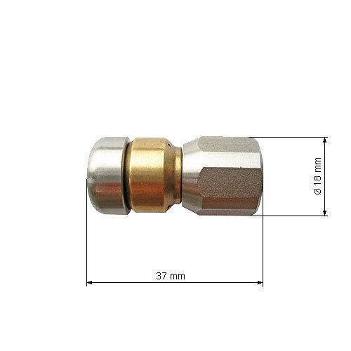 Boquilla de limpieza de tuberías (con rotación)