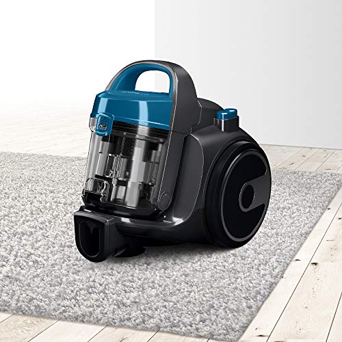 Bosch BGC05A220A Clean´n - Aspiradora sin Bolsa (Ahorro de Espacio, Vaciado fácil, Muy Ligera, 700 W), Color Gris