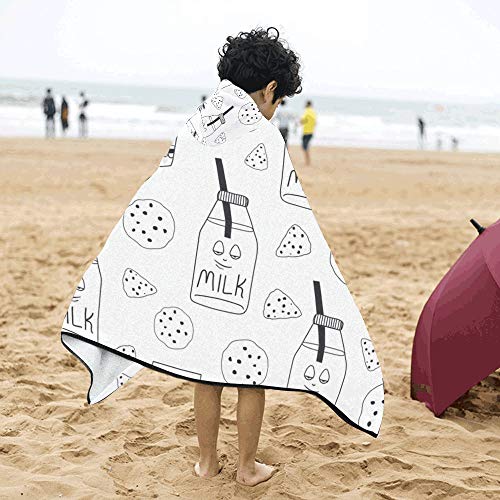 Botella leche Taza Simple portátil Suave cálido Niños Vestir capucha Manta usable Toallas baño Envoltura niños pequeños Niño Chica Tamaño del niño Viaje casa Picnic Dormir Regalo