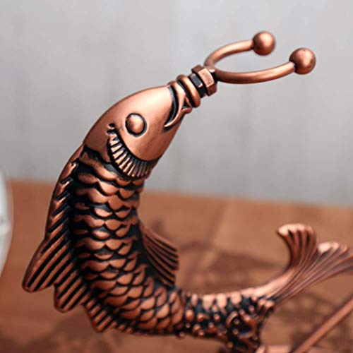Botelleros/ portabidones de vino Almacenamiento de vino titular de pescado Saltar estante del vino decoración casera de la cocina del restaurante del vino vitrina mostrador gabinete Bodega Estante par