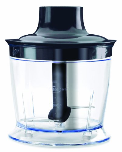Breville VHB014 Batidora de inmersión 0.5L Negro, Acero inoxidable - Licuadora (0,5 L, Batidora de inmersión, Negro, Acero inoxidable, Metal, Acero inoxidable, 400 W)