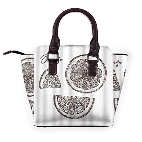 BROWCIN Celebración Roja Caramelos De Menta Y Bastones Con Cinta Blanca Navidad Desmontable Moda Tendencia Bolso de las señoras Bolso de hombro