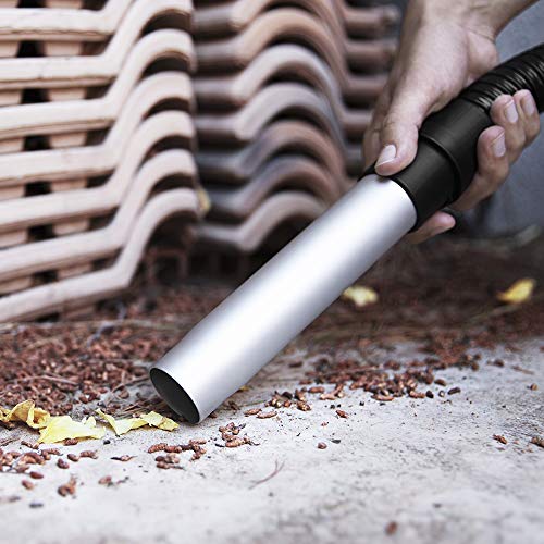 Cecotec Aspirador de Cenizas Conga PowerAsh 1200 Steel. Gran Potencia, Ultrarresistente, Apto para Cenizas, Carbón y Serrín, 1200 W, Depósito de Acero INOX. y 20 L, Boquilla y Manguera metálicas,