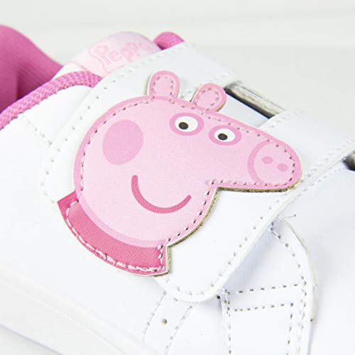 CERDÁ LIFE'S LITTLE MOMENTS Cerdá-Zapatillas Deportivas Peppa Pigde Color Blanco, Niñas, 28 EU